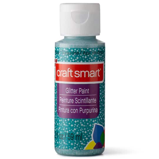 12 Pack: Glitter Paint by Craft Smart&#xAE;, 2oz.